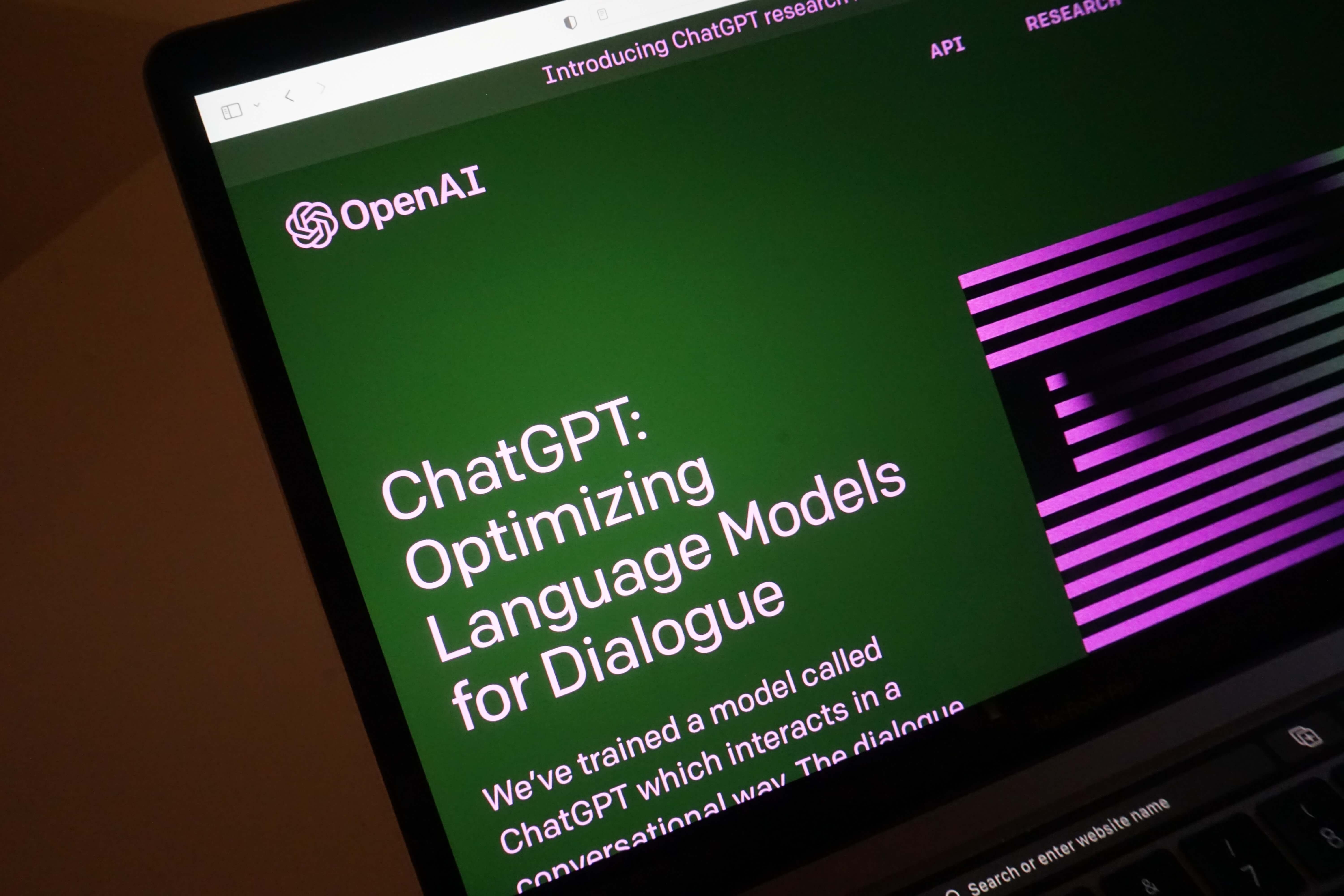 OpenAI's website