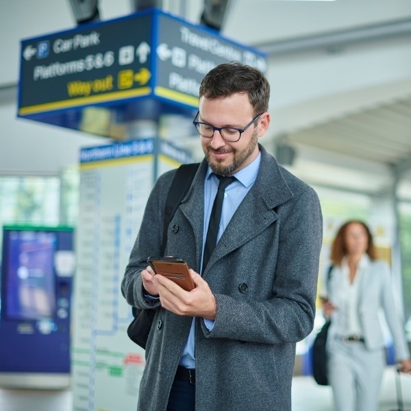 Person looking at their phone