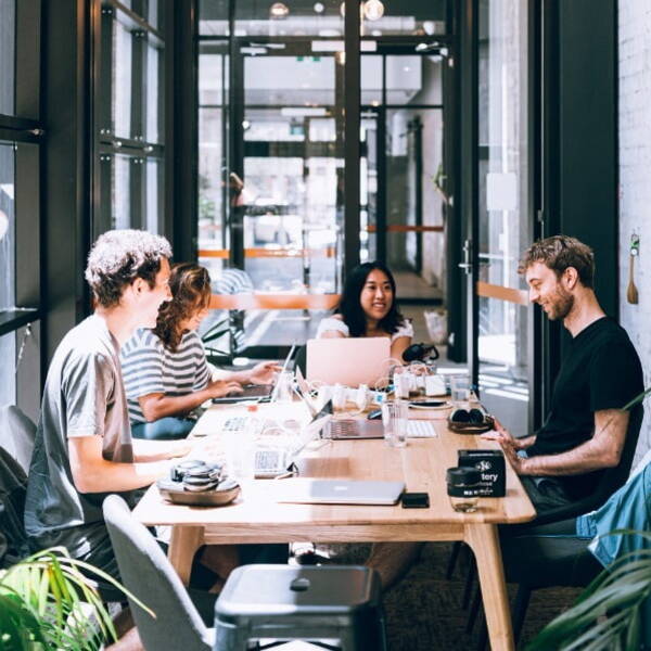 Casual Work Meeting